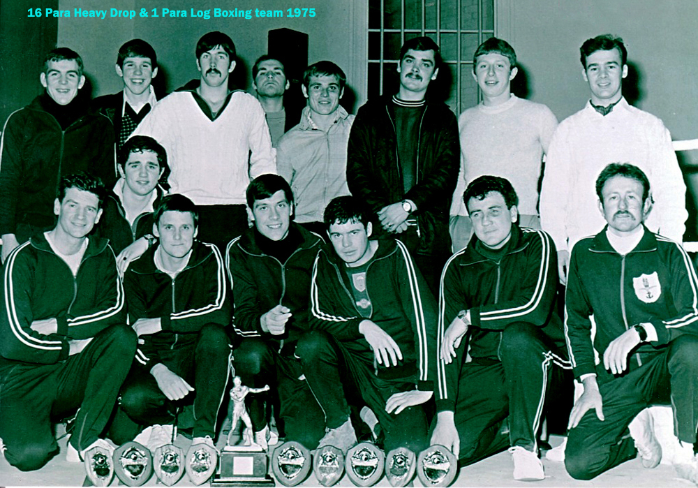 Combined 16 Para HD & 1 Para Log Boxing team 1975 (Compliments of Tex Roberts)